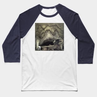 The Boy and the Trolls, or the Adventure - John Bauer Baseball T-Shirt